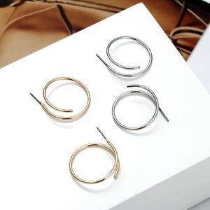 3/28💐 Geometric Hollow Round Circle Hoop Earrings